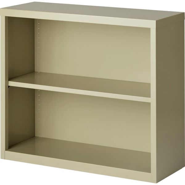 LLR41281 Lorell Fortress Series 2-Shelf Steel Bookcase