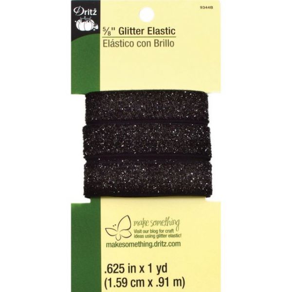 NOTM100594 Glitter Elastic 5/8"X1yd