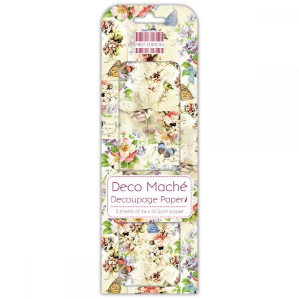 NOTM336012 Deco Mache Paper 10.25"X14.75" 3/Pkg