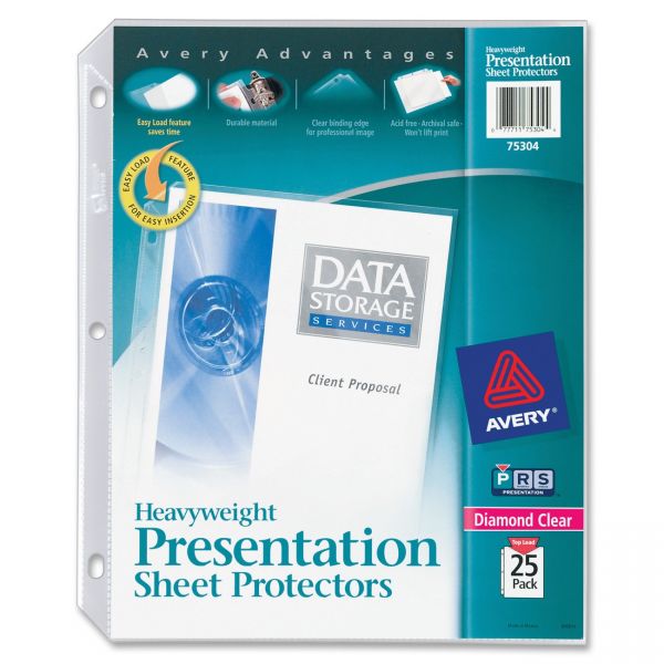 AVE75304 Avery Top Loading Sheet Protectors