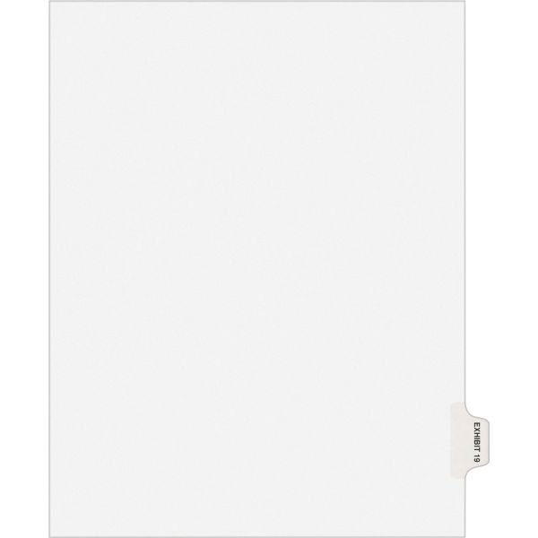 AVE82339 Avery Individual Side-Tab Legal Exhibit Index Dividers