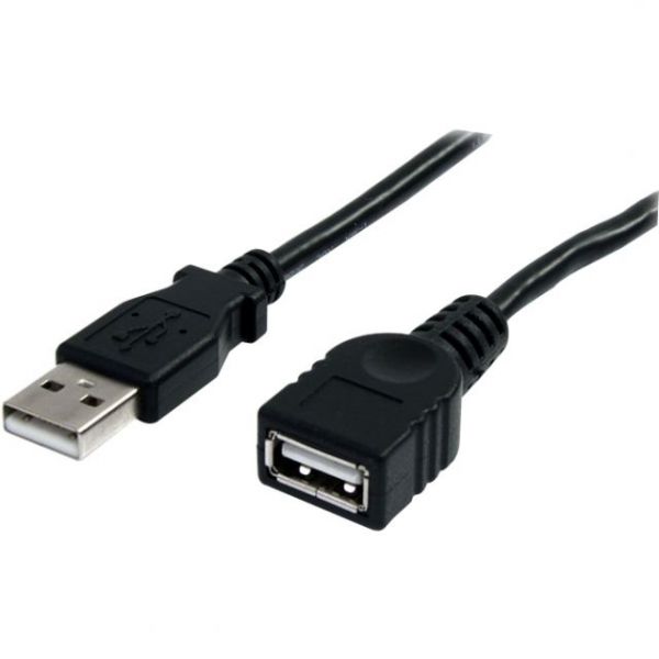 SYNX2746215 StarTech.com 6 ft Black USB 2.0 Extension Cable A to A - M/F