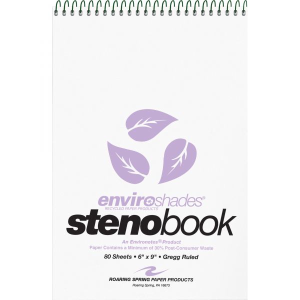 ROA12264 Enviroshades Perforated Steno Pads