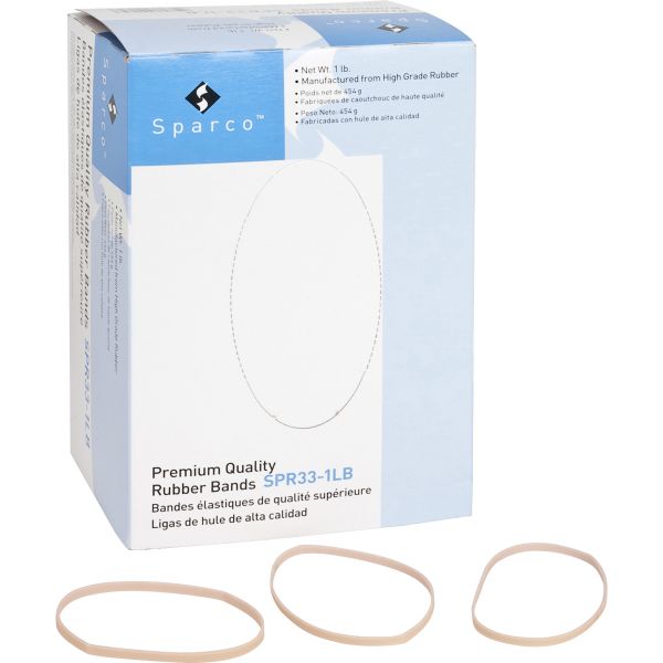 SPR331LB Sparco Premium #33 Rubber Bands