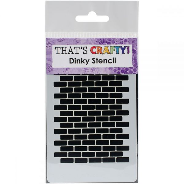 NOTM369673 That's Crafty Dinky Stencil 3"X4.75"