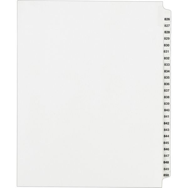 AVE82312 Avery Side Tab Collated Legal Index Dividers