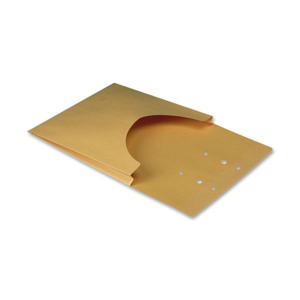 QUAE9400 Quality Park Classification Pockets with One Inch Expansion, 6 Point Kraft, Brown, 100/Box