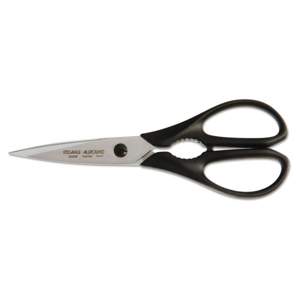 DAH50038 Dahle Super Shears, Micro-Tooth, 8" Long, Straight Handle, Black