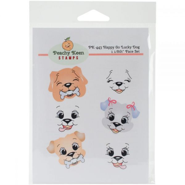 NOTM335281 Peachy Keen Stamps Clear Face Assortment 6/Pkg