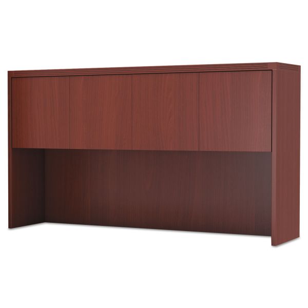 MLNAHW72LCR Mayline Aberdeen Series Laminate Wood Door Hutch, 72w x 15d x 39 1/8h, Cherry
