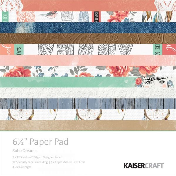 NOTM302400 Kaisercraft Paper Pad 6.5"X6.5" 40/Pkg