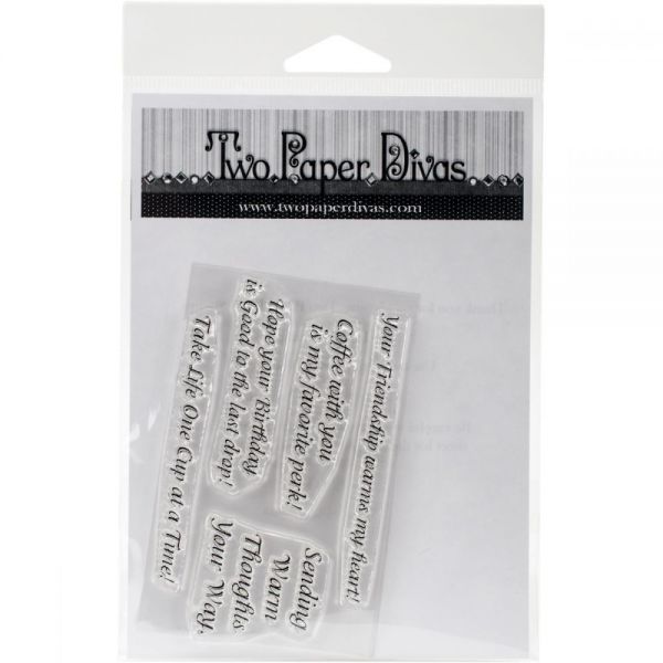 NOTM345337 Two Paper Divas Clear Stamps 6"X4.5"