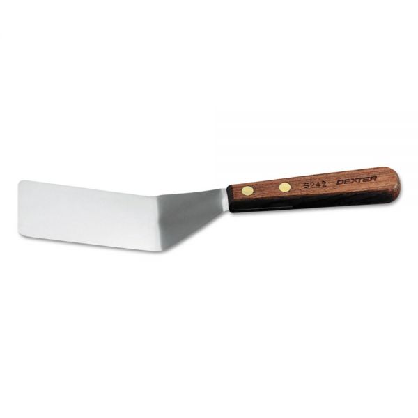 DXX19720 Dexter Traditional Pancake Turner, Brown/Silver, 4" X 2 1/2"
