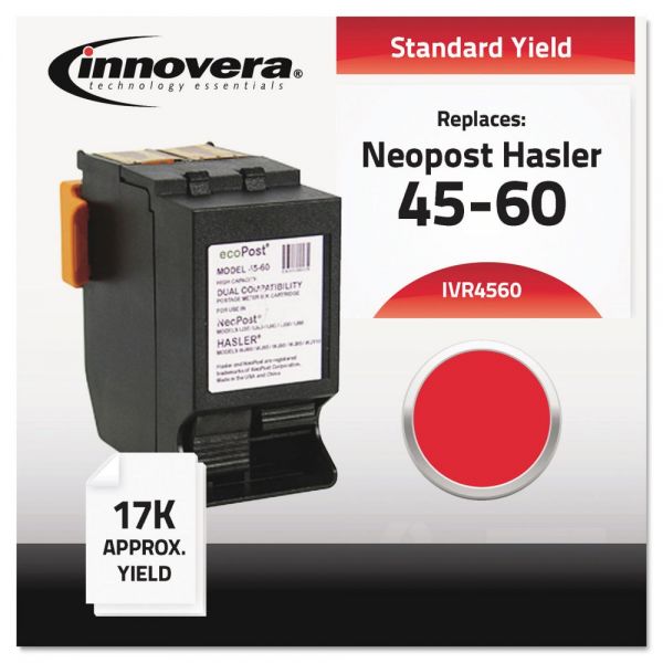 IVR4560 Innovera Compatible IJINK3456H (4560) Postage Meter Ink, Red
