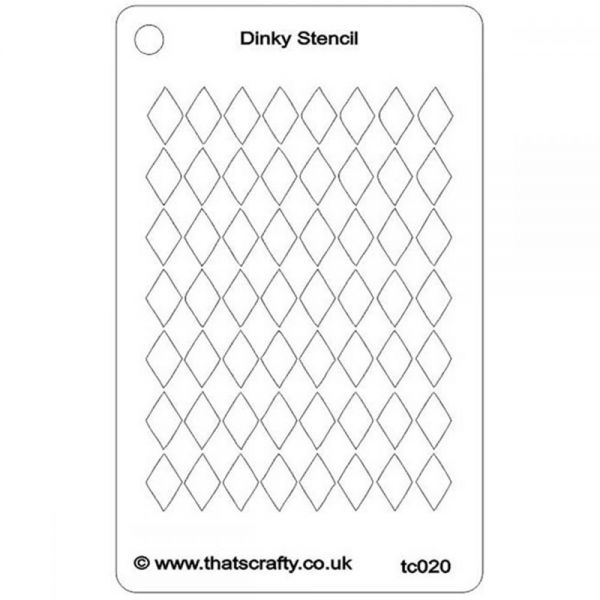 NOTM369771 That's Crafty Dinky Stencil 3"X4.75"