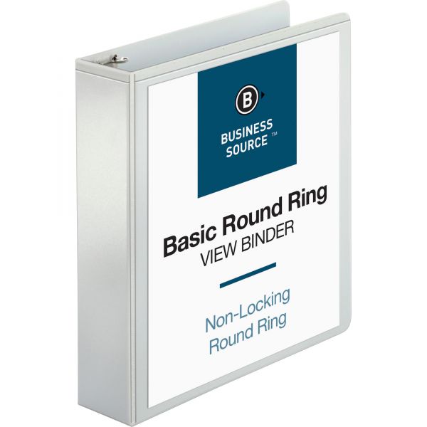 BSN09957 Business Source 2" 3-Ring View Binder