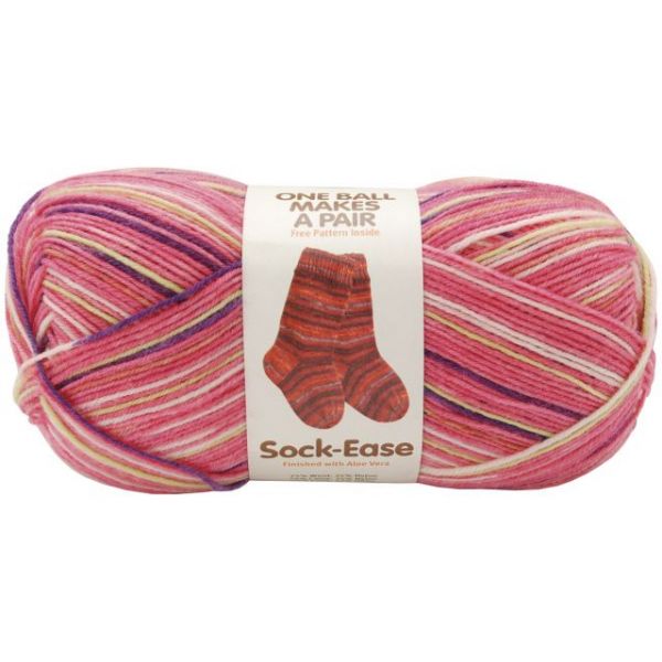 NOTM363469 Lion Brand Sock-Ease Yarn - Cotton Candy