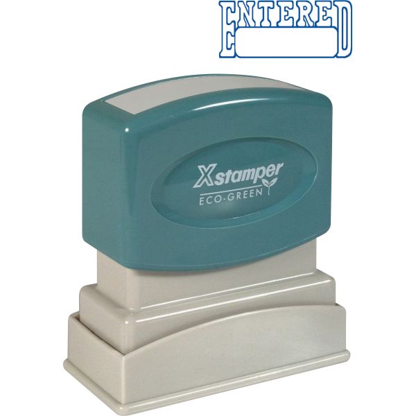 XST1205 Xstamper ENTERED Open Space Title Stamp