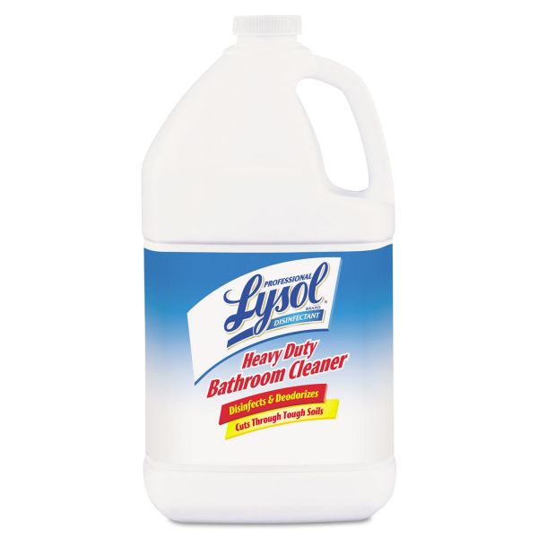 RAC94201EA Professional LYSOL Brand Disinfectant Heavy-Duty Bathroom Cleaner Concentrate, Lime, 1 gal