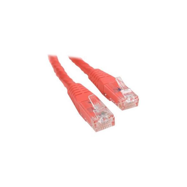 SYNX3401231 StarTech.com 2 ft Red Molded Cat6 UTP Patch Cable - ETL Verified