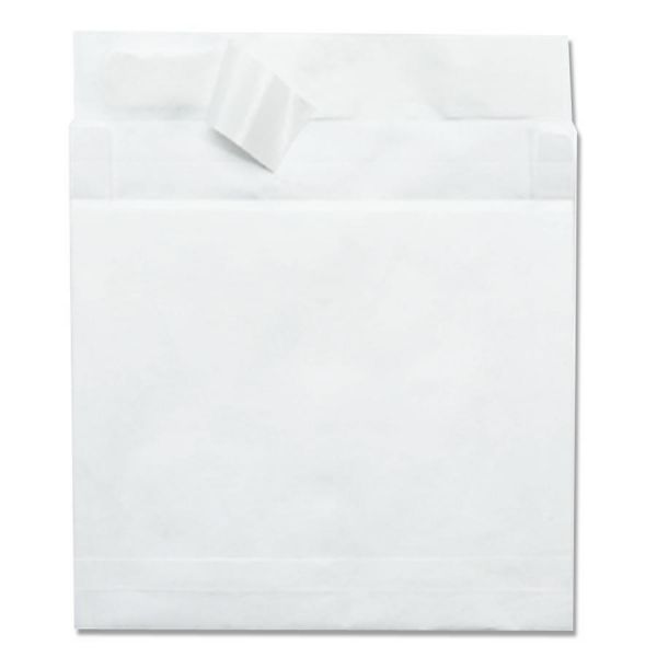 QUAR4630 Survivor Tyvek Booklet Expansion Mailer, 10 x 15 x 2, White, 100/Carton