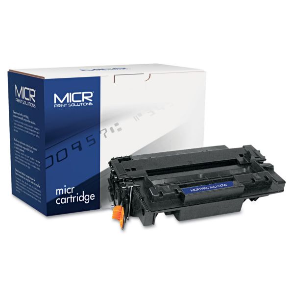 MCR55XM MICR Print Solutions Compatible with CE255XM MICR High-Yield Toner, 12,500 Page-Yield, Black