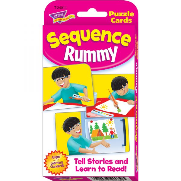 TEP24011 Trend Sequence Rummy Challenge Cards