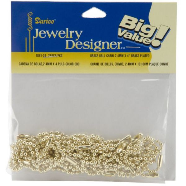 NOTM207093 Ball Link Chains 4" 28/Pkg