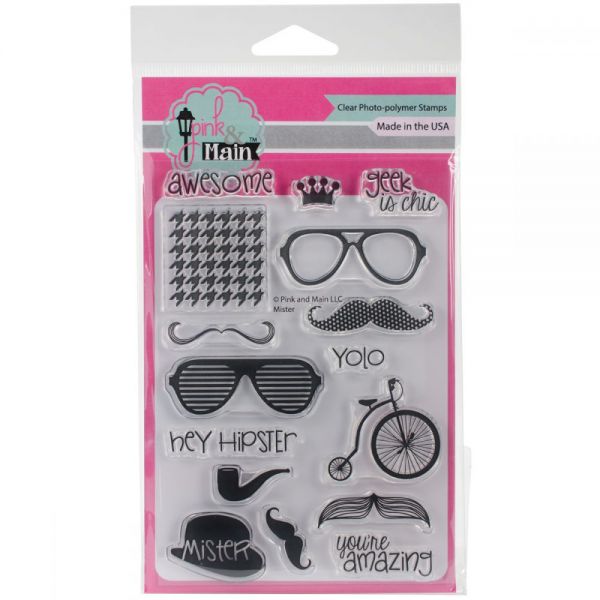 NOTM440343 Pink & Main Clear Stamps 4"X6"