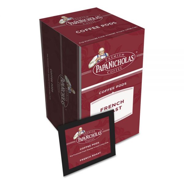 PCO85105 PapaNicholas Coffee Premium French Roast Coffee Pods
