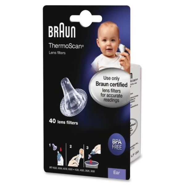 HWLLF40US01 Braun Ear Thermometer Lens Filters