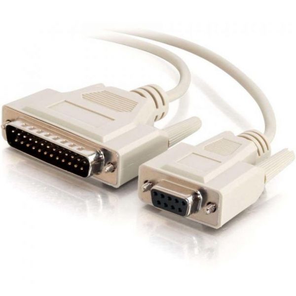 SYNX1814277 C2G 6ft DB9 Female to DB25 Male Modem Cable