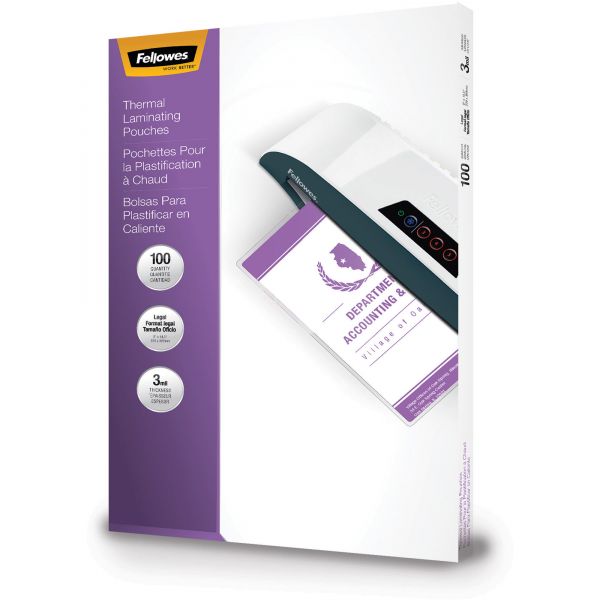 FEL52455 Fellowes Legal Size Laminating Pouches