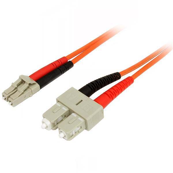 SYNX2711834 StarTech.com 2m Multimode 50/125 Duplex Fiber Patch Cable LC - SC
