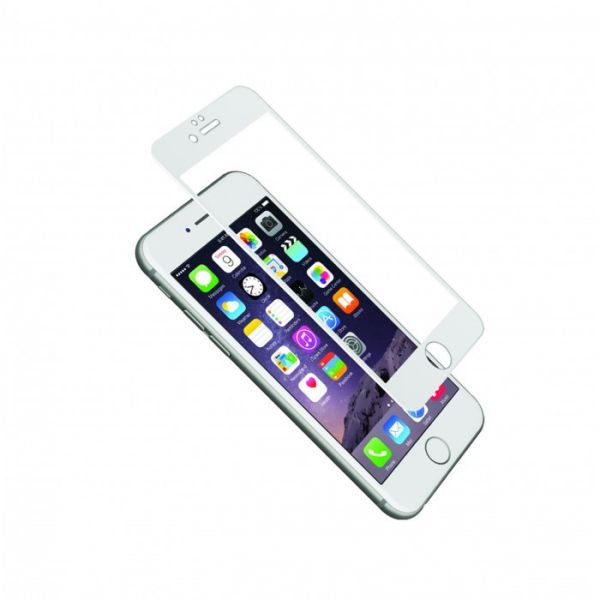 IGRM1Q1615 Cygnett AeroCurve Tempered Glass Aluminium Border iPhone 6 Plus - White White, Clear