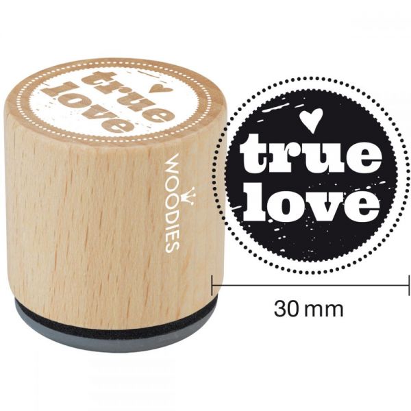 NOTM350218 Woodies Mounted Rubber Stamp 1.35"