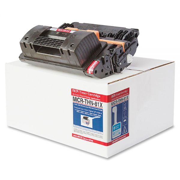 MCMMICRTHN81X Micromicr MICR Remanufactured HP 81X Toner Cartridge