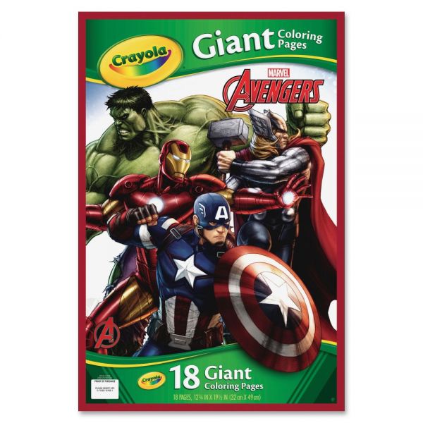 CYO040196 Crayola Marvel Avengers Giant Coloring Pages