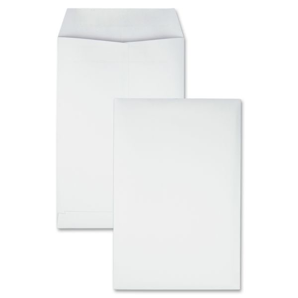 QUA43117 Quality Park Redi Seal Catalog Envelope, #55, 6 x 9, White, 100/Box