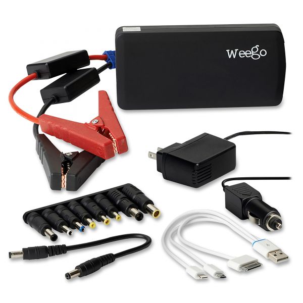 PRBJS12 Weego Heavy Duty Jump Starter Battery+, 12V Li-Poly, 400 Peak Amp, 12000 mAh