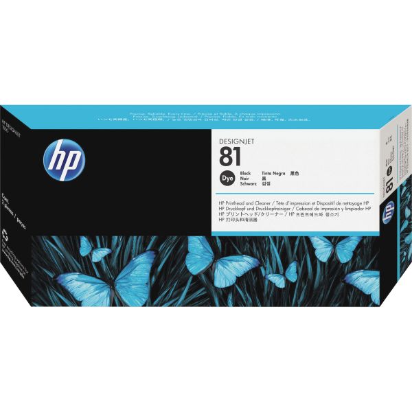 HEWC4950A HP 81 (C4950A) Black Printhead and Cleaner