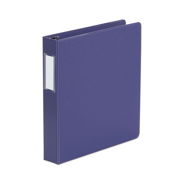 UNV20778 Universal 3-Ring Binder, 1 1/2" Capacity, D-Ring, Navy Blue