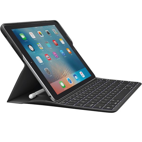 SYNX4638998 Logitech CREATE Keyboard/Cover Case (Folio) for 9.7" iPad Pro - Black
