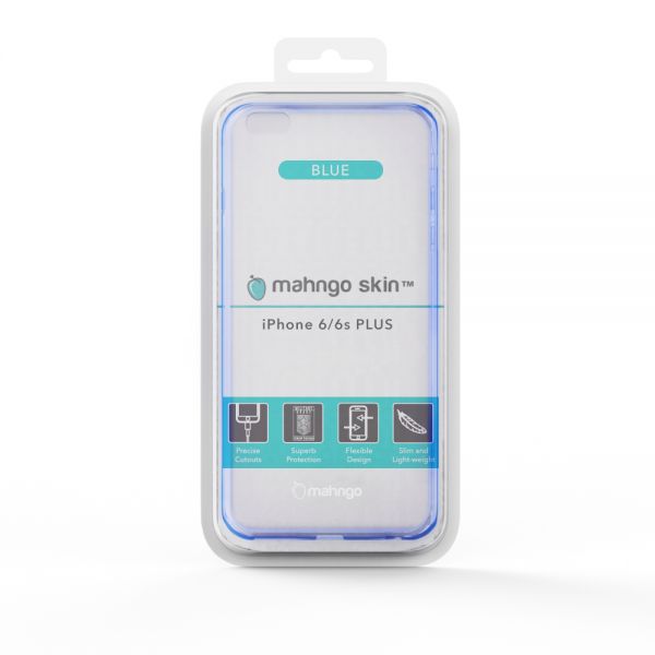 IGRM3H6394 ReVamp Mahngo Skin Slim TPU Protective Case (Blue) (iPhone 6/6S Plus)