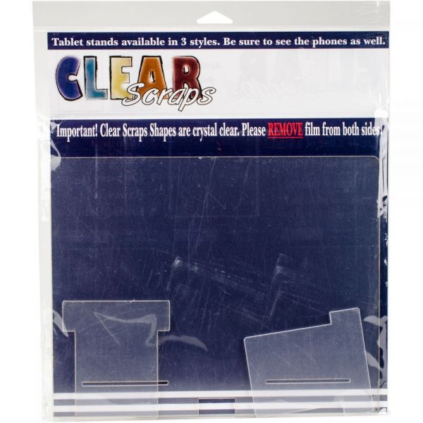 NOTM342337 Clear Scraps Acrylic Tablet Stand