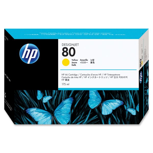 HEWC4873A HP 80, (C4873A) Yellow Original Ink Cartridge