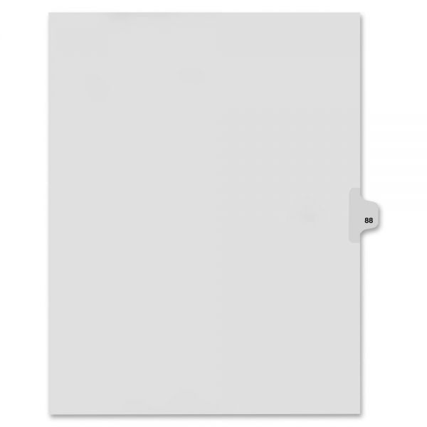KLF82288 Kleer-Fax 80000 Series Side Tab Legal Index Dividers