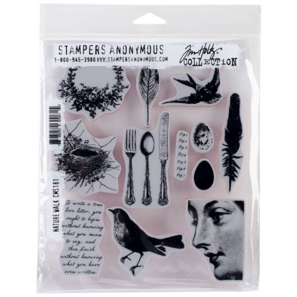NOTM371617 Tim Holtz Cling Rubber Stamp Set 7"X8.5"