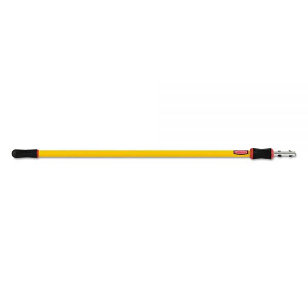 RCPQ765YEL Rubbermaid Commercial HYGEN HYGEN 48-96" Quick-Connect Extension Pole, Aluminum, Yellow