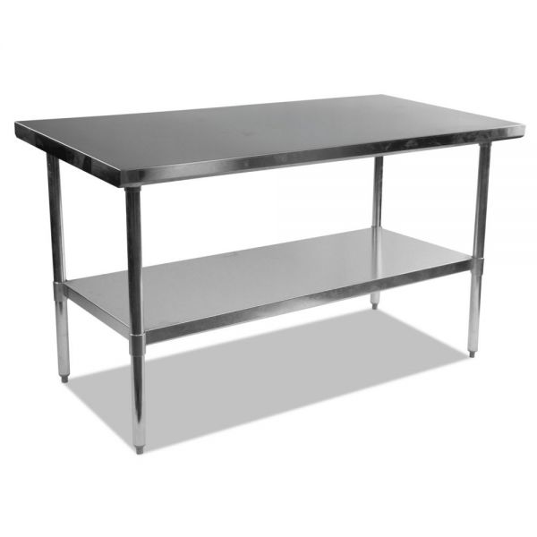 ALEXS6030 Alera Stainless Steel Table, 60 x 30 x 35, Silver